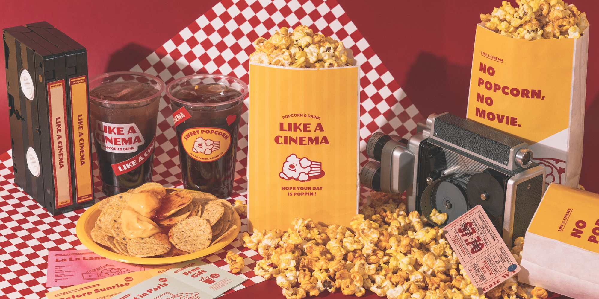 LIKE A CINEMA 메인 비주얼